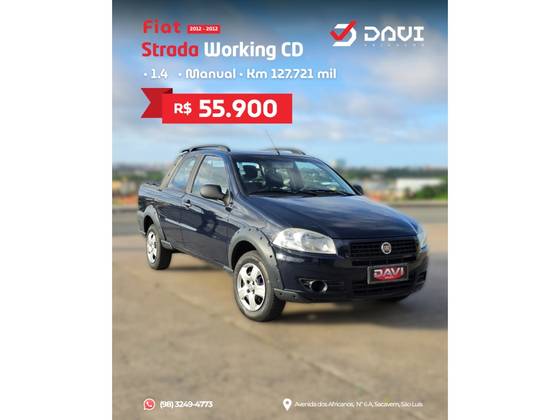 FIAT STRADA 1.4 MPI WORKING CD 8V FLEX 2P MANUAL